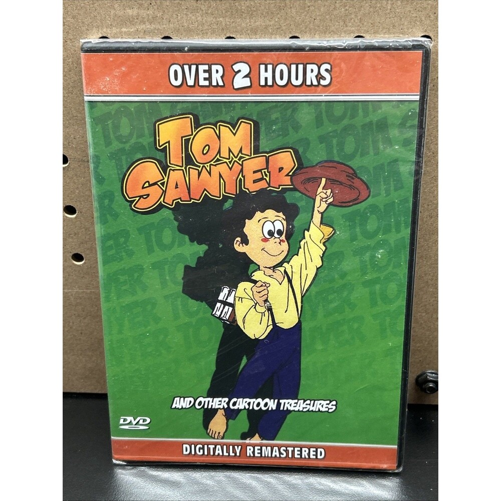 Tom Sawyer And Other Cartoon Treasures - DVD, 120 Minutes - New